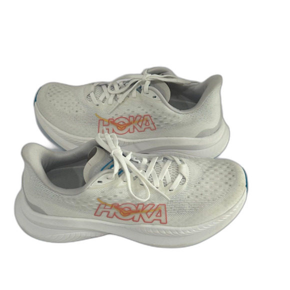 HOKA March 6 Running Shoes Women's Size 7.5 Color White Lightweight Cushioned - Picture 12 of 13